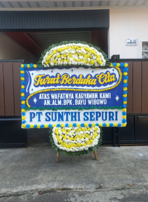 Papan Bunga Duka di Lohong