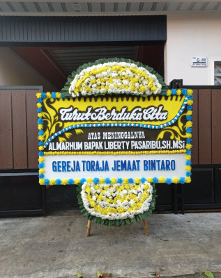 Papan Bunga Duka di Lohong