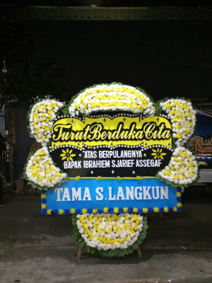 Papan Bunga Duka di Lohong